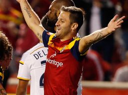 Burrito Martínez, jugando para el Real Salt Lake Burrito Martínez, jugando para el Real Salt Lake