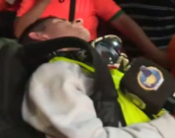 Más represión en Congreso: una moto de la Policía Federal pasó por encima a un periodista