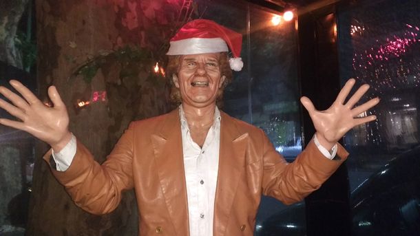 Estatua del Bambino Veira en Pizza Lo+Hot