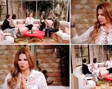 Un fantasma aparece en un programa en vivo