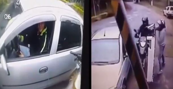 VIDEO: ladrones se llevaron una enorme sorpresa al asaltar a una persona