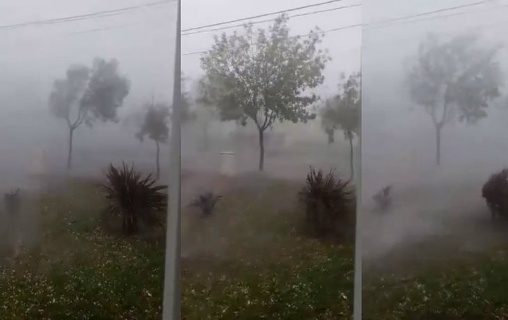 El granizo azotó algunas localidades bonaerenses