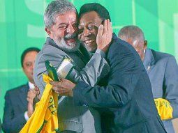 Lula da Silva despidió a Pelé: Yo lo vi jugar. Jugar no, vi a Pelé dar un espectáculo