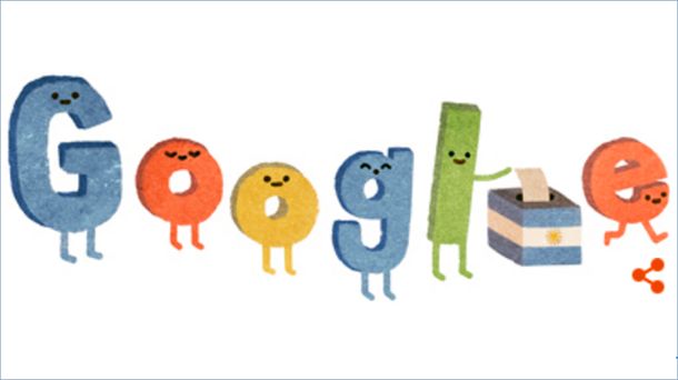 Google se sumó a la jornada electoral con un doodle