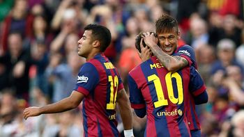 con dos goles de messi, el barcelona aplasto al getafe con dos goles de messi, el barcelona aplasto al getafe