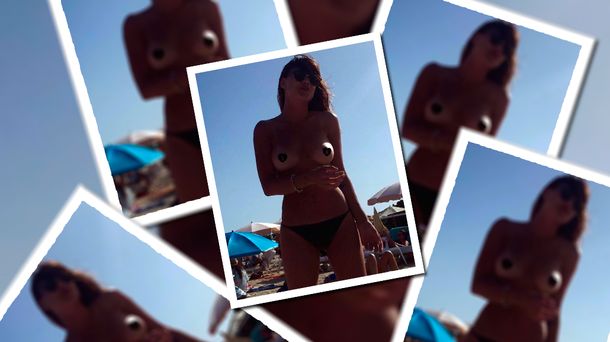 El topless de Vitto Saravia que luego borró