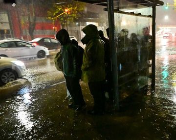 Temporal en Mar del Plata