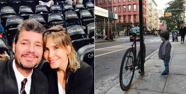 Tinelli y Valdes en Nueva York.