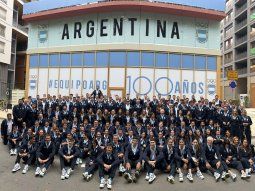 La delegación argentina, lista para la ceremonia inaugural de los JJOO de París 2024