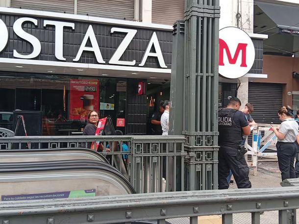 Accidente en un local de comidas Mostaza en el barrio de Caballito.