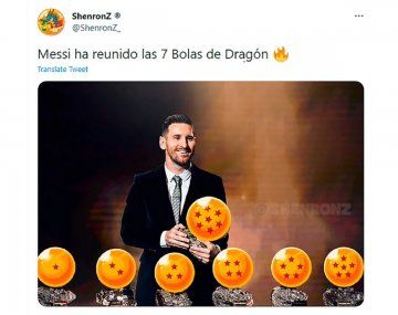 Los mejores memes por el séptimo Balón de Oro de Lionel Messi