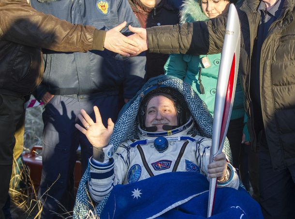 El espectacular regreso de la antorcha olímpica a la Tierra