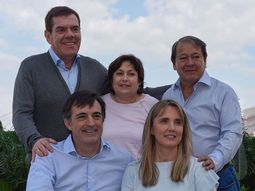 La foto de los candidatos de Cambiemos en Provincia La foto de los candidatos de Cambiemos en Provincia