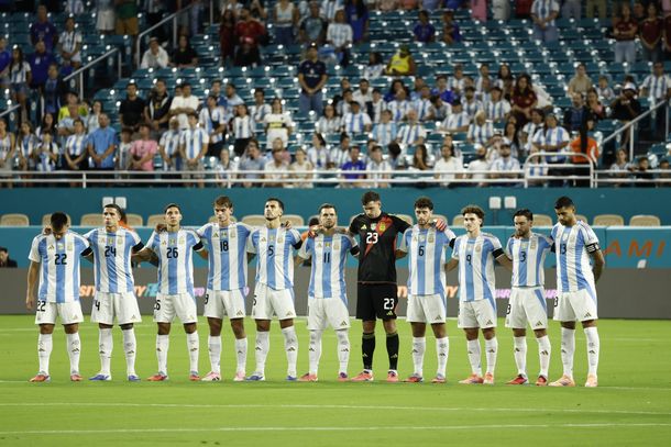 El minuto de silencio de la Selección Argentina por Miguel Ángel Russo