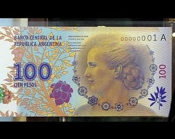 Cómo distinguir los billetes falsos de Evita