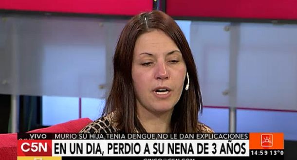 Muerte y escándalo en una clínica: habló la mamá de la nena que falleció por dengue