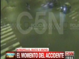 Así fue el momento del trágico accidente en Flores
