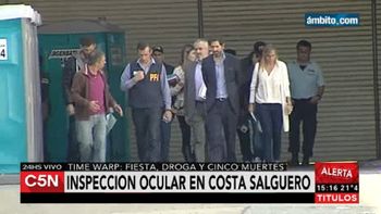inspeccion ocular en costa salguero: el juez recorrio el predio de la tragedia inspeccion ocular en costa salguero: el juez recorrio el predio de la tragedia