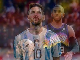 Messi y Chris Paul