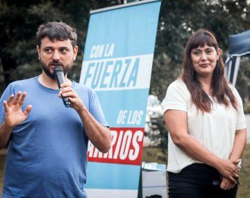 Juan Grabois y Fernanda Miño