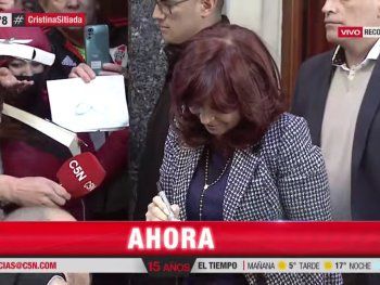 Cristina a la militancia: Siento amor y agradecimiento por la gente