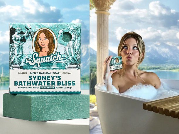 Sydney Sweeney lanza un jabón hecho con agua usada de su baño