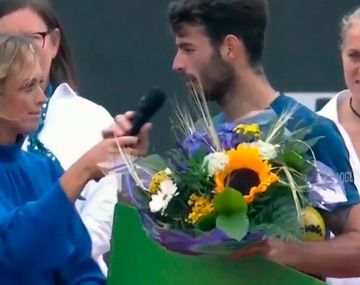 El argentino Londero quiso hablar en inglés y su discurso dio la vuelta al mundo