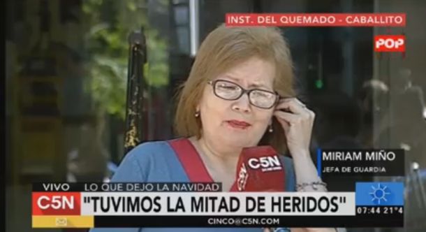 En el hospital de Quemados hubo solo 12 heridos leves por pirotecnia