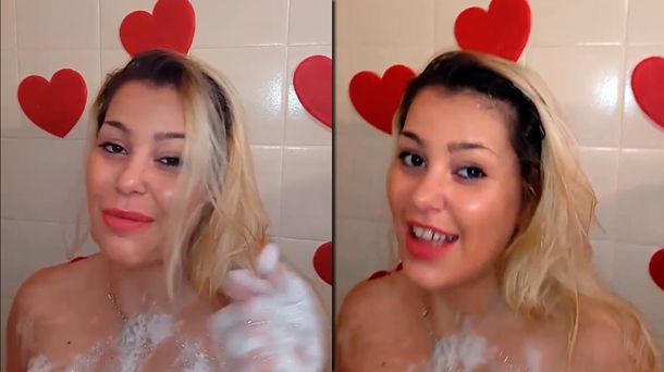 La ducha hot de Mariana Diarco