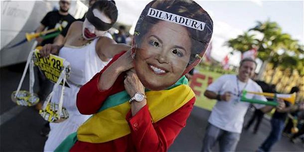 Brasileños quieren juicio político contra la presidenta Rousseff