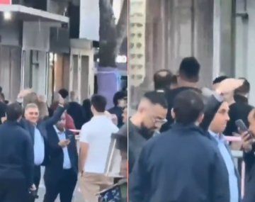 Bronca en Junín: Pareja provocó a los que fueron a repudiar a Milei