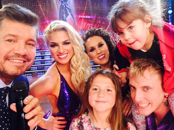 La hija del Polaco derritió de ternura la pantalla chica al saludar a Tinelli