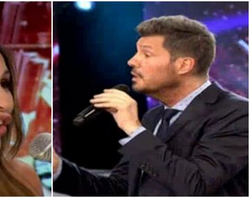 Pampita discutió con Marcelo Tinelli.
