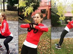 Luisana Lopilato hace gym Luisana Lopilato hace gym