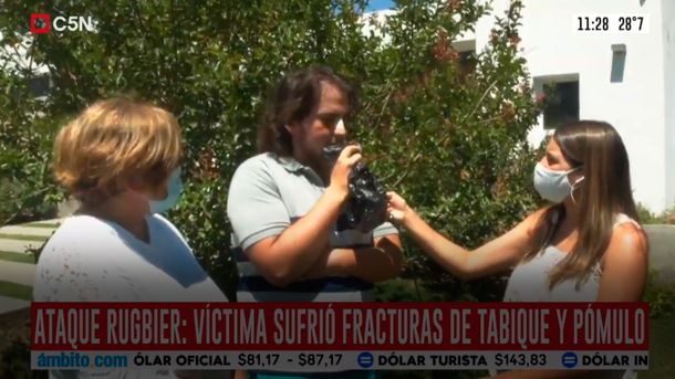 Habló la víctima del ataque de los rugbiers: Confío en que la Justicia se va a encargar