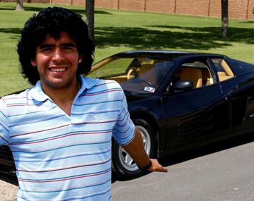 La Ferrari de Maradona llegó a Argentina: cómo y dónde verla