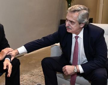 La primera imagen de la unidad entre Alberto Fernández y Sergio Massa