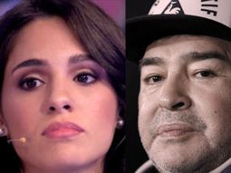 Magalí Gil y Diego Maradona