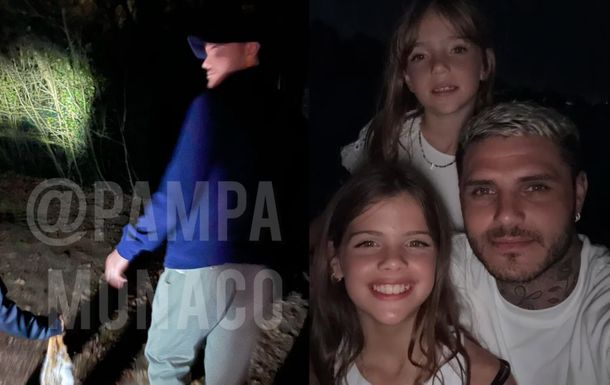 Escándalo: filtran fotos y videos de Mauro Icardi cazando junto con una de sus hijas