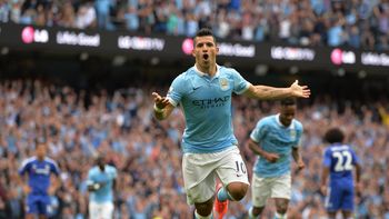 con un gol de agüero, el city se floreo ante el campeon chelsea con un gol de agüero, el city se floreo ante el campeon chelsea