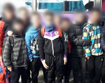 El equipo infantil de hockey que viajó a Entre Ríos