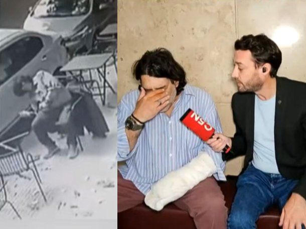 El duro testimonio del hombre al que le cayó un vidrio desde un balcón en Palermo