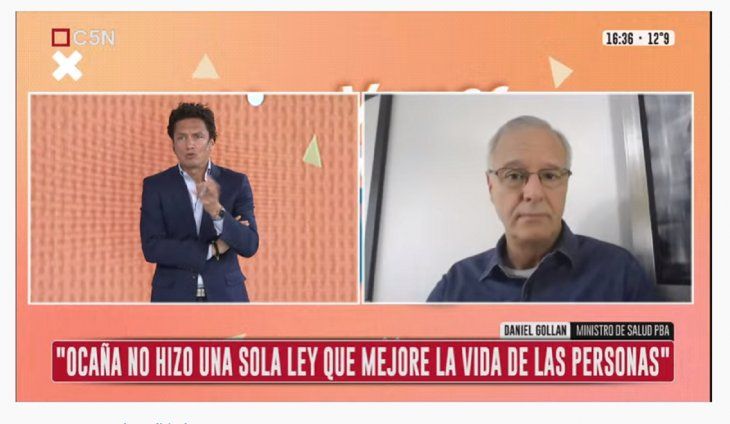 Daniel Gollán habló en C5N sobre el Qunita: Muchos chicos fallecieron y se cayó un plan que era maravilloso