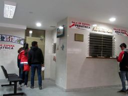 Sala de espera pediátrica del Hospital Schestakow de Mendoza