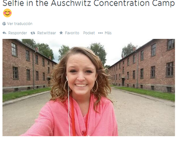 Indignación en las redes por una selfie en Auschwitz que se convirtió en viral