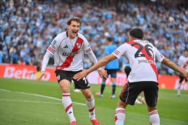 El gol de Tomás Galván para el 2-1 de River ante Belgrano en la final