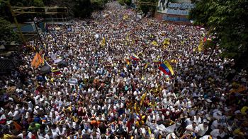Marcha opositoria de Venezuela Marcha opositoria de Venezuela