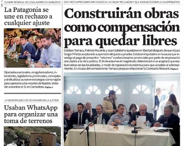 Tapas de diarios del sábado 11 de agosto de 2018