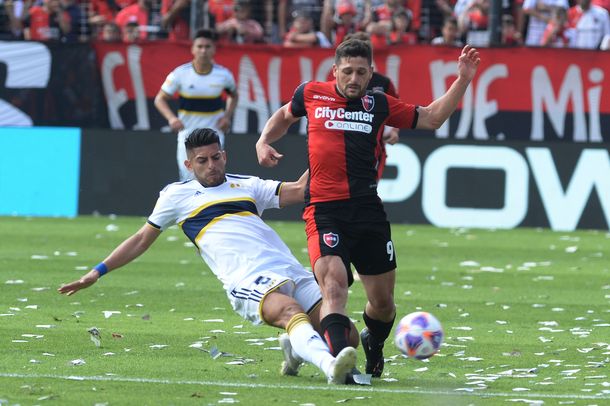 Newells le ganó con uno menos a Boca y le puso suspenso a la definición del torneo