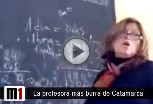 Profesora burra centro